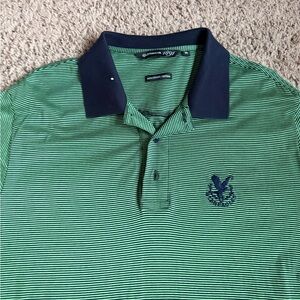 Glenmuir 1891 Golf Polo Shirt XL Gleneagles Club Green Stripes